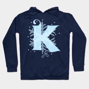 Winter Letter K Hoodie